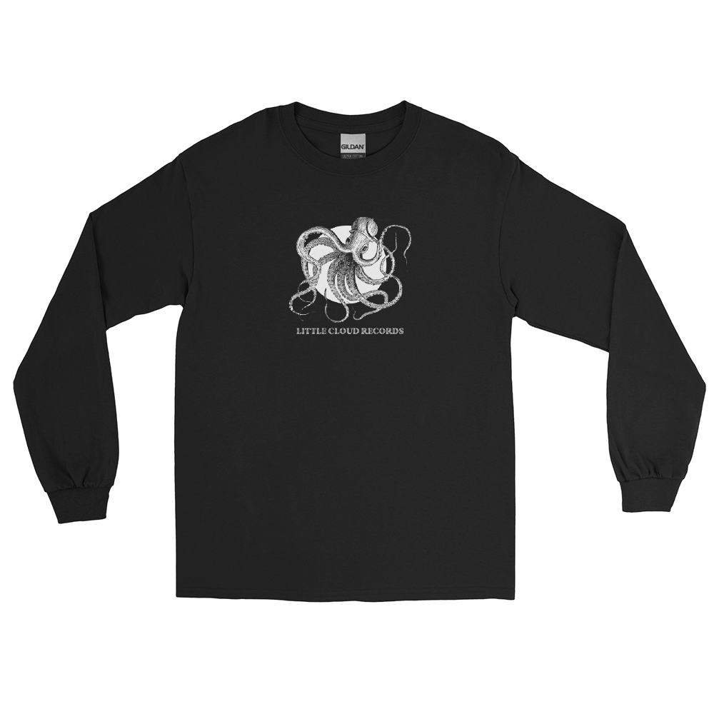 LITTLE CLOUD RECORDS 'OCTOPUS' LONG SLEEVE T-SHIRT DESIGNED BY BRETT SAVAGE