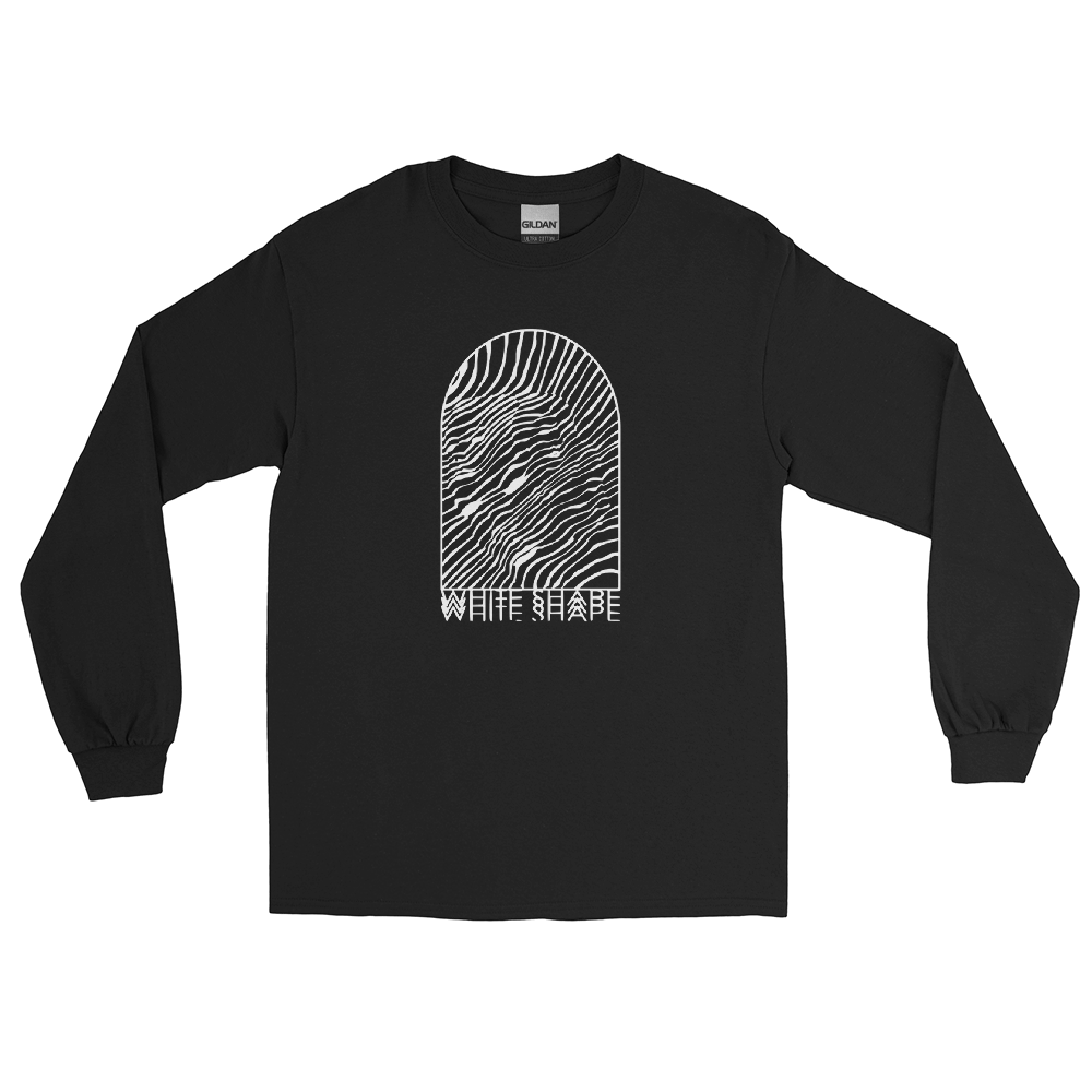 WHITE SHAPE LONG SLEEVE T-SHIRT