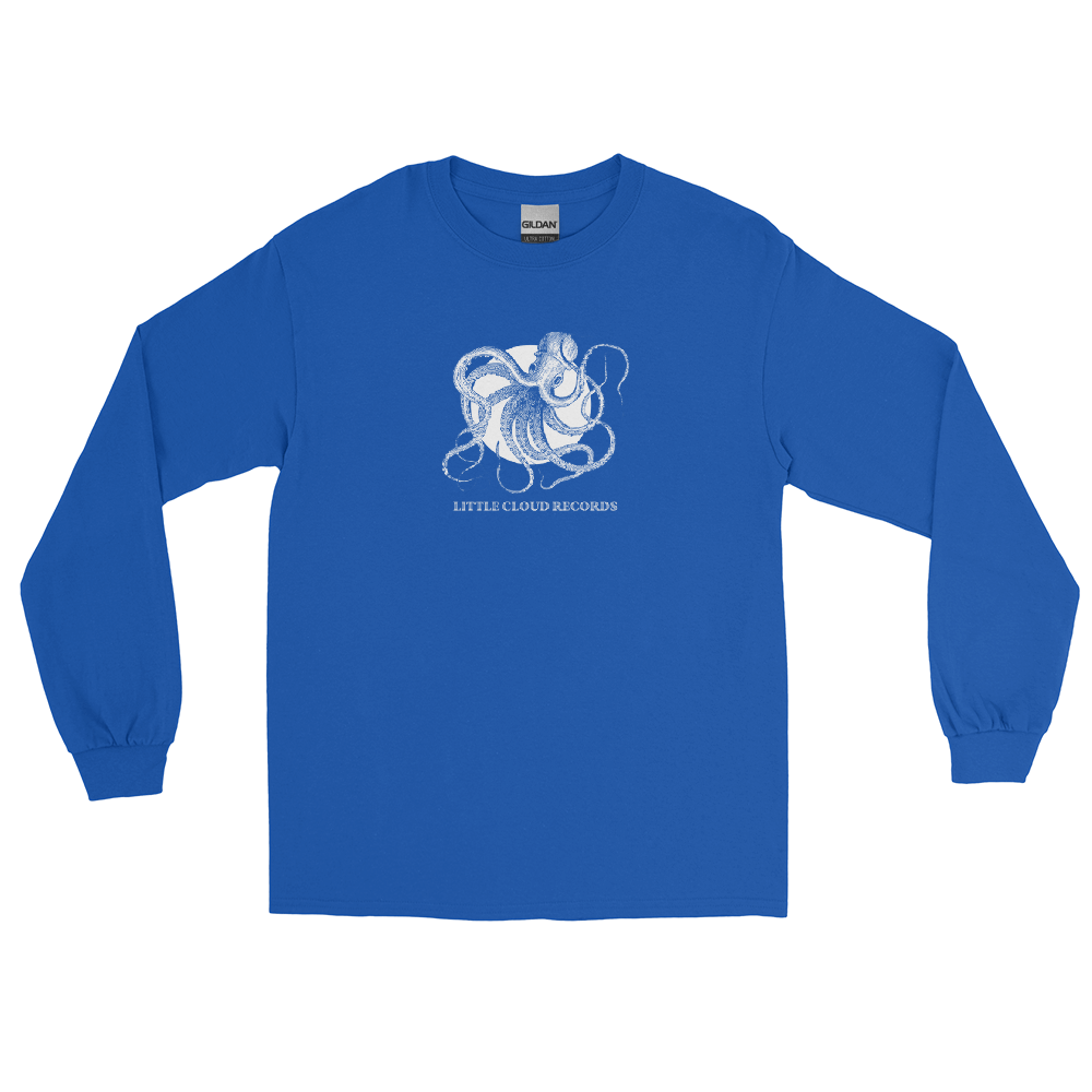 LITTLE CLOUD RECORDS 'OCTOPUS' LONG SLEEVE T-SHIRT DESIGNED BY BRETT SAVAGE