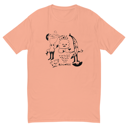 Little Cloud Records "Cartoon" Short Sleeve T-shirt (Designed by Joe Werner of Muun Bato)