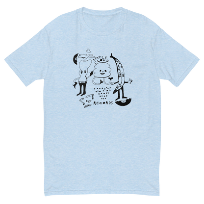 Little Cloud Records "Cartoon" Short Sleeve T-shirt (Designed by Joe Werner of Muun Bato)