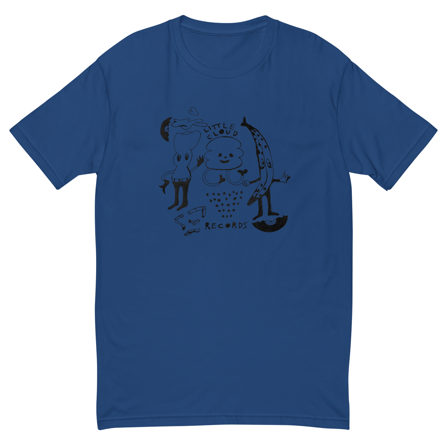 Little Cloud Records "Cartoon" Short Sleeve T-shirt (Designed by Joe Werner of Muun Bato)